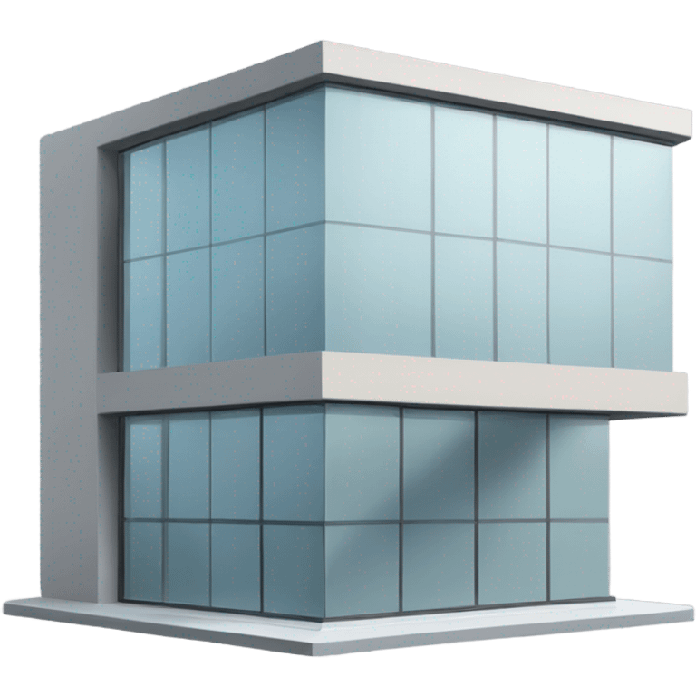 modern small building emoji