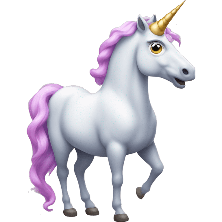 Farting Unicorn  emoji