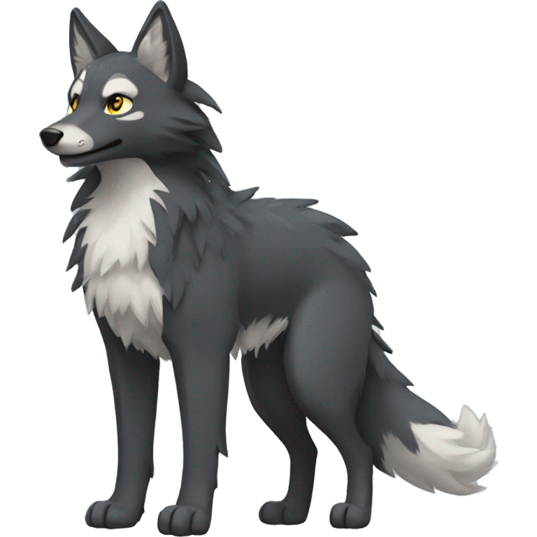 Mightyena full body emoji