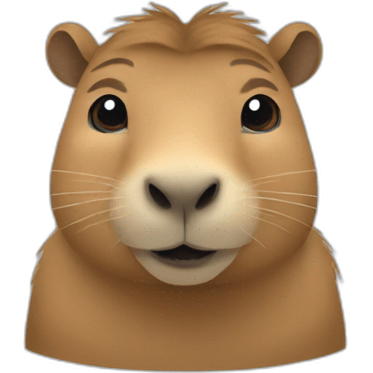 Capybara AT work emoji