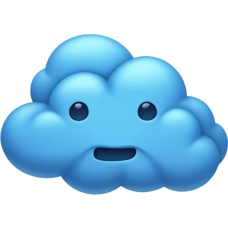 Blue Cloud emoji