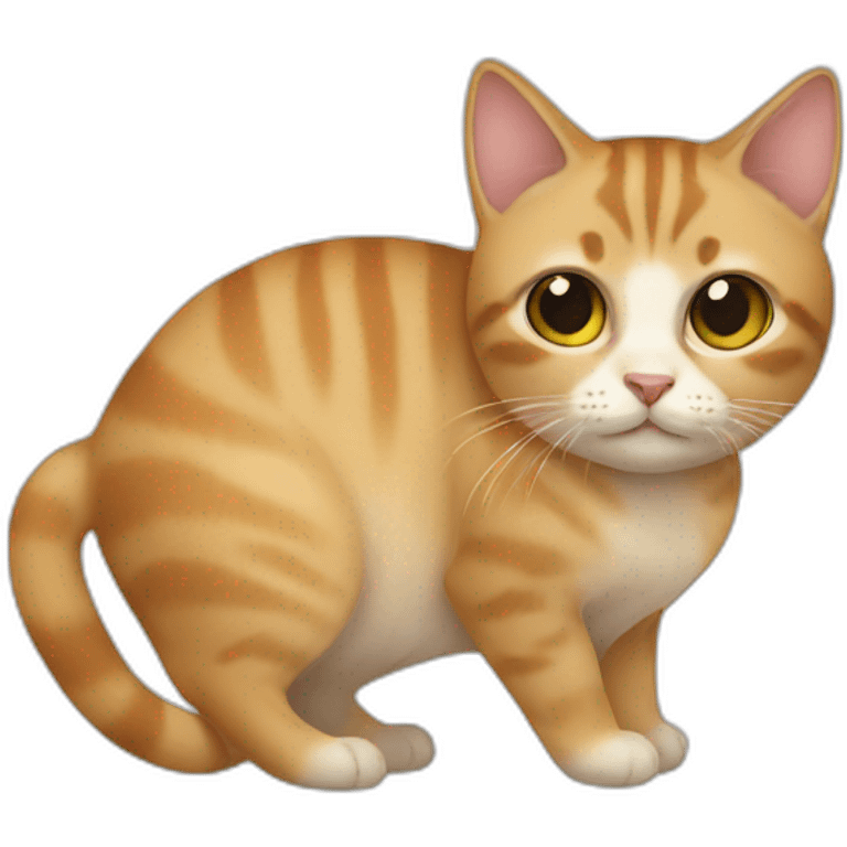 cat with downs syndrome emoji