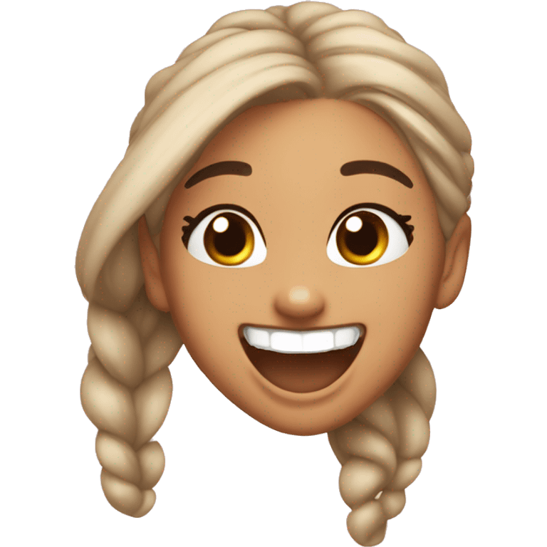 ariana grande laughing emoji