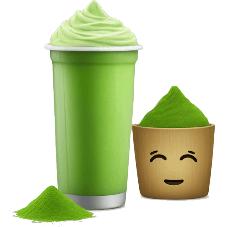 matcha in shakebottle emoji