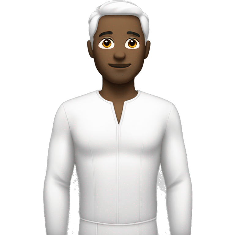 Men with white costume emoji