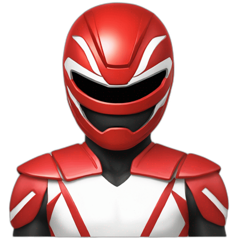 Red Power Ranger emoji