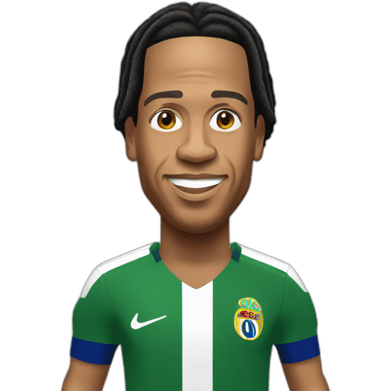 ronaldinho realistic footnall player emoji