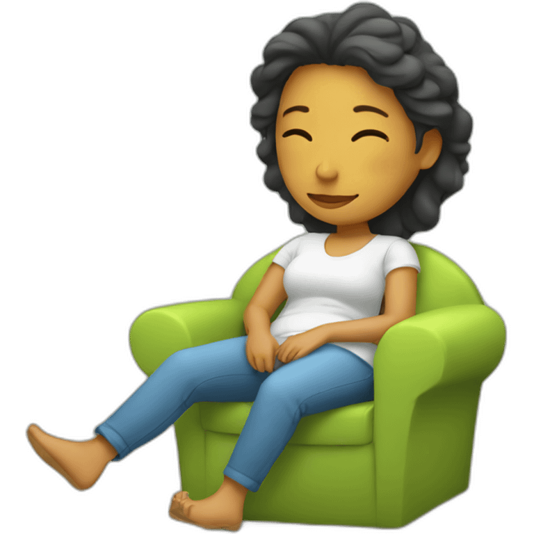 Mujer relax emoji