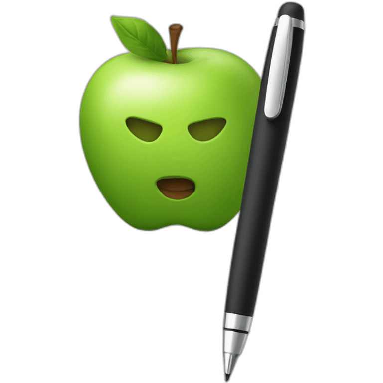 pen-apple emoji