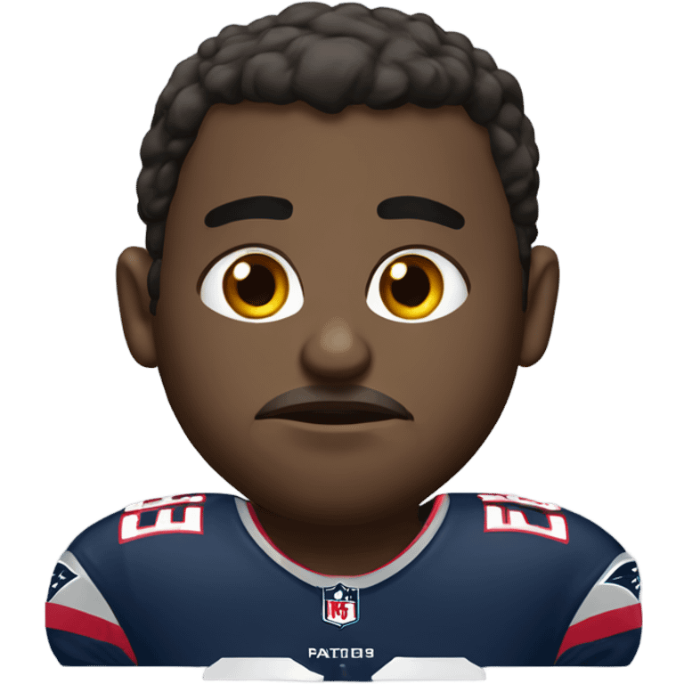 Sad New England patriots fan emoji