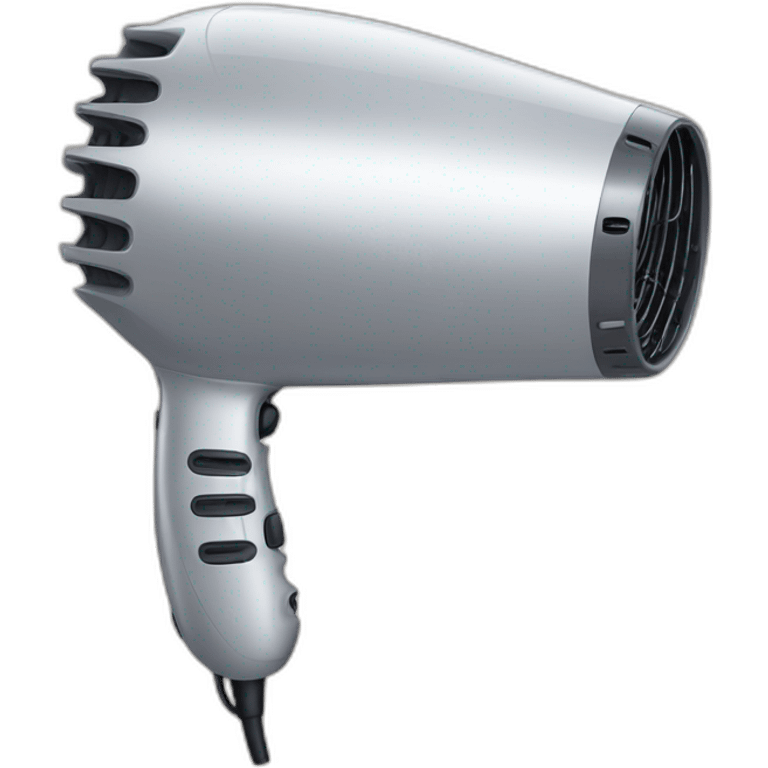 Hairdryer-with-a-smile emoji