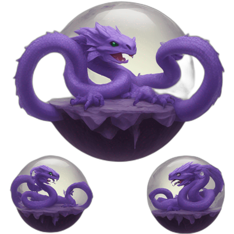 hydra in breacking crystal ball emoji