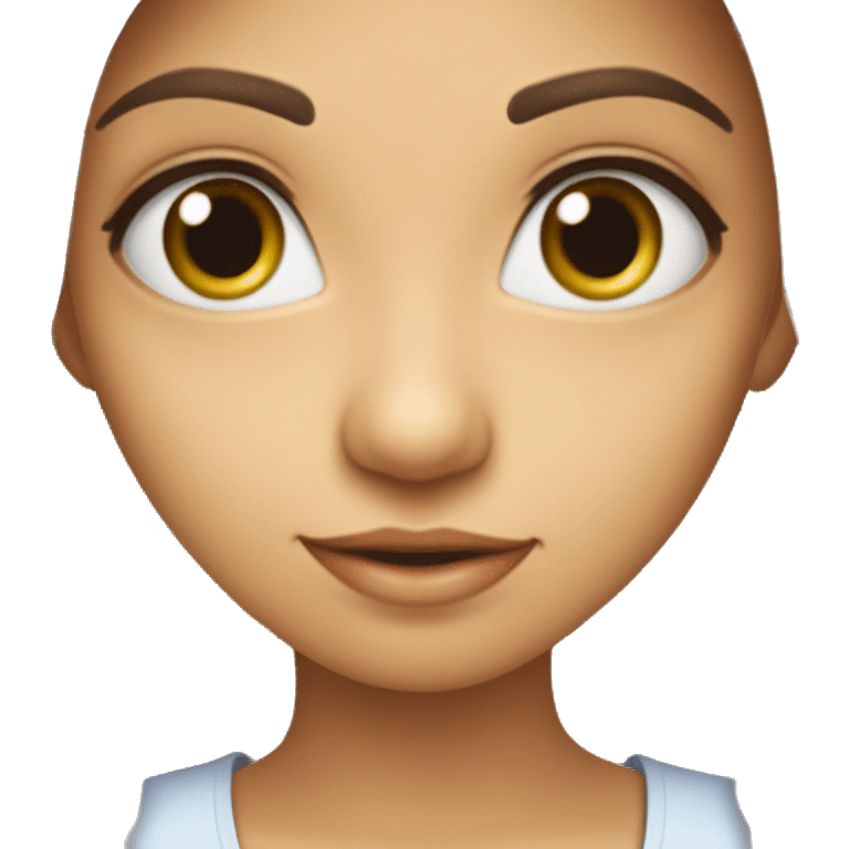 Uma carinha no lugar dos olhos um coração, a carina deretendo emoji