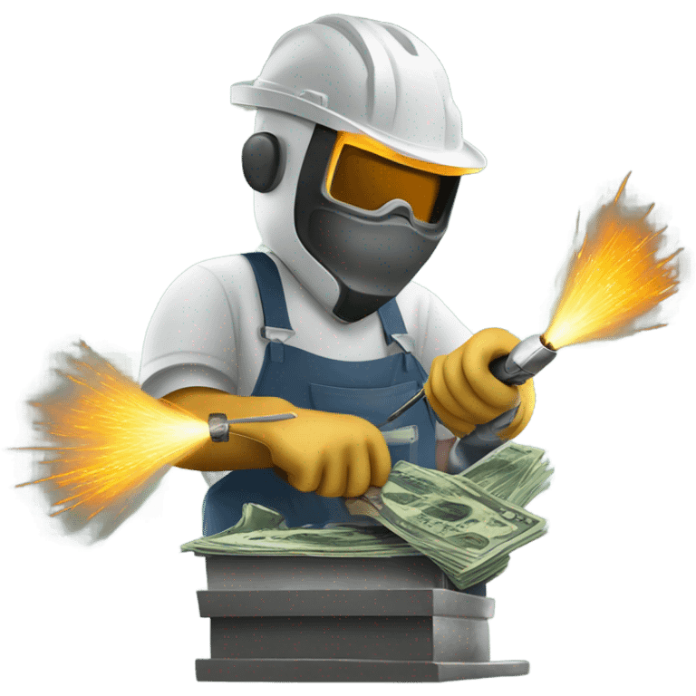 Money welding emoji