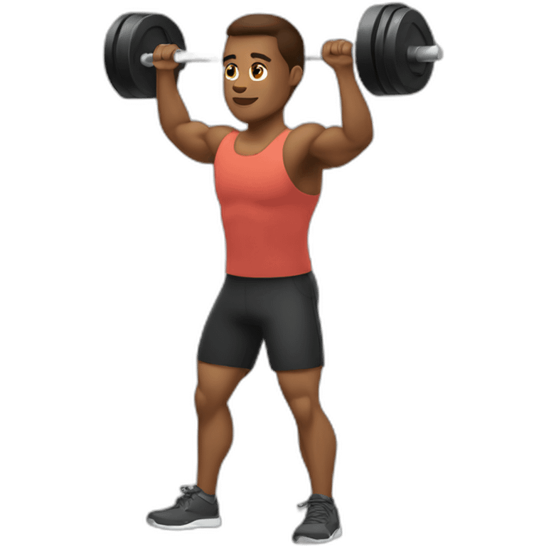 Lateral raises exercise emoji