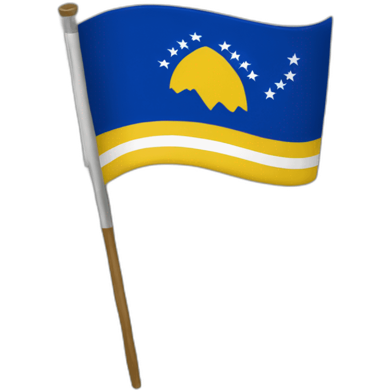 Bosnian army flag emoji