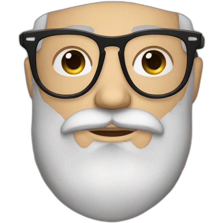 glasses beard braunhair emoji