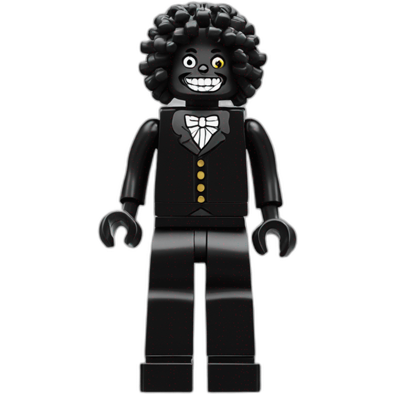 Lego gollywog minifigure emoji