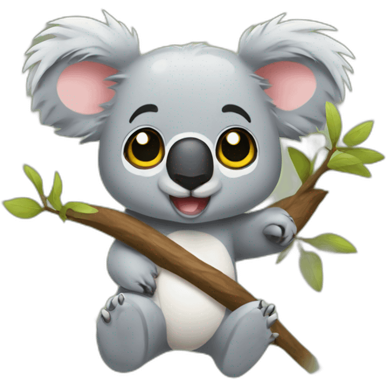 Koala y tigre emoji