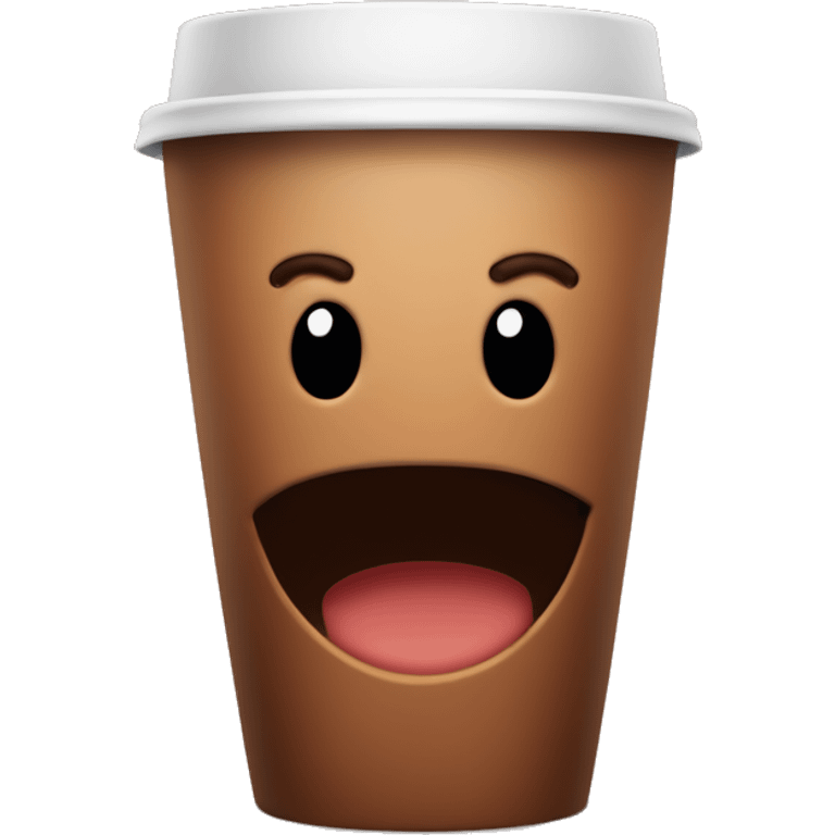 cocoa cup  smiley face emoji