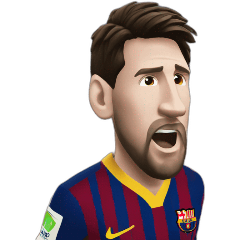 messi strike emoji