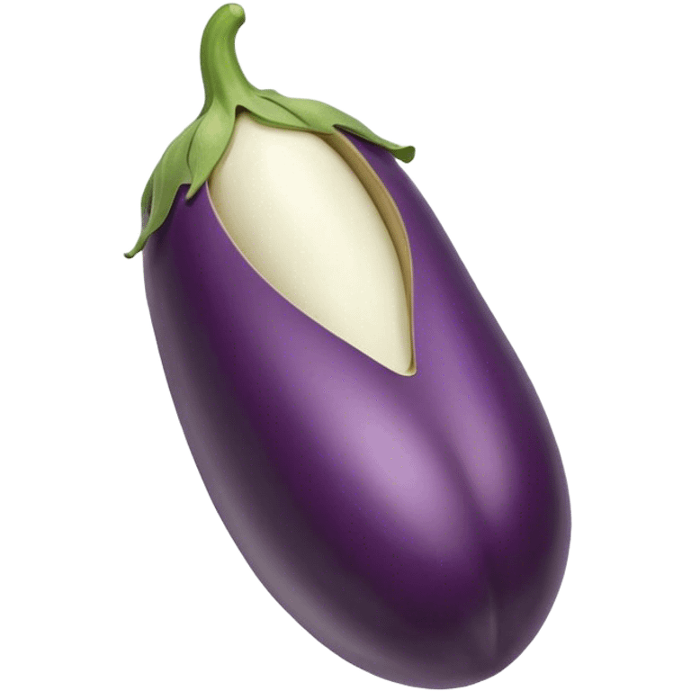 Dying soul floating out of eggplant emoji