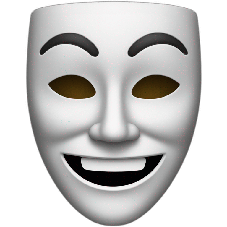 happy mask emoji