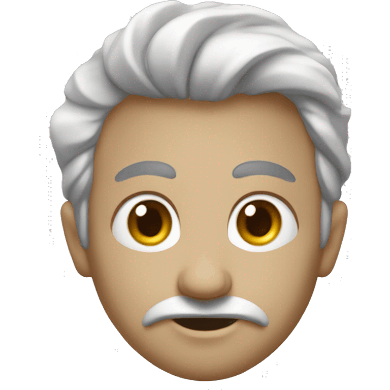 Une tête de démon ave des yeux decœur  emoji