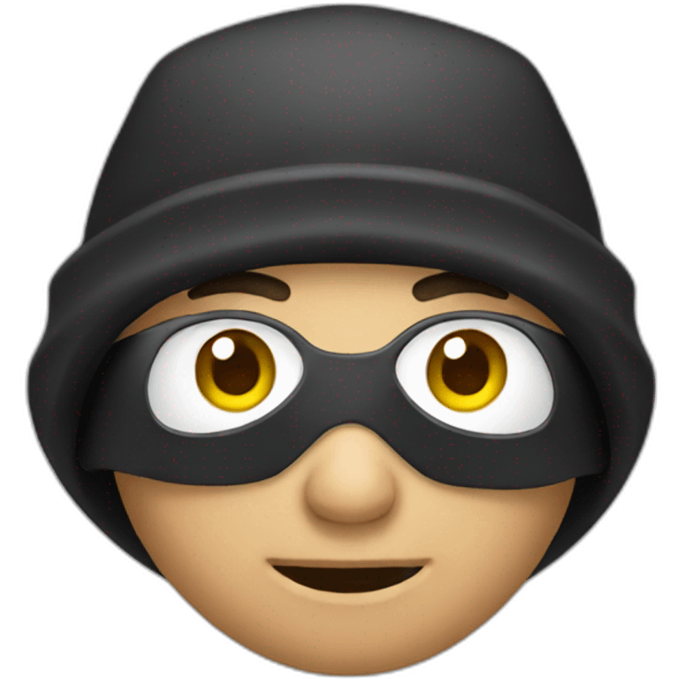 Burglar emoji