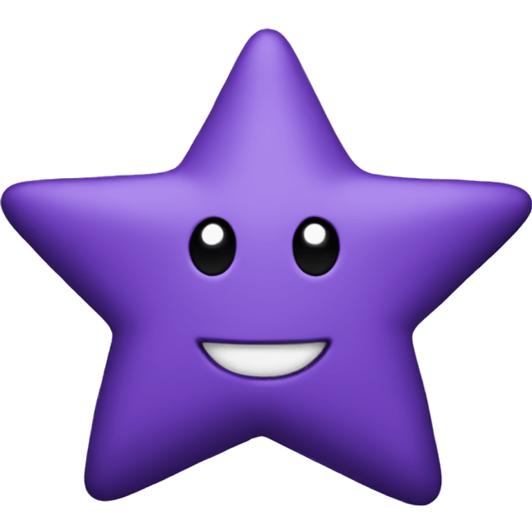 Purple stars emoji