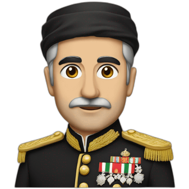 Former shah of iran emoji