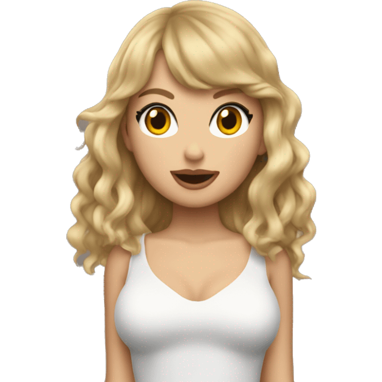 taylor swift singing with lover body on the eras tour emoji