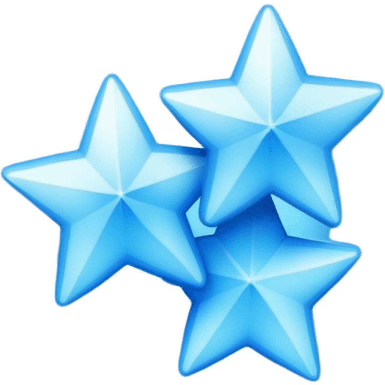 Blue stars  emoji