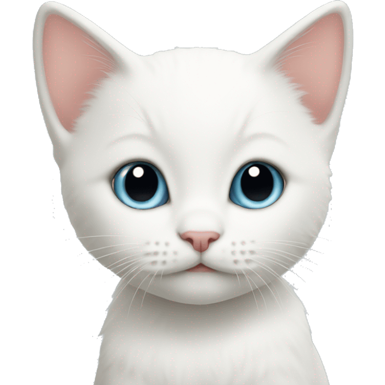 white kitten emoji