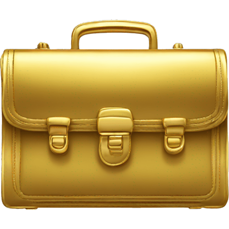 gold briefcase emoji