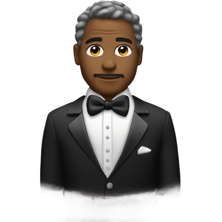 Serenity in a tuxedo  emoji