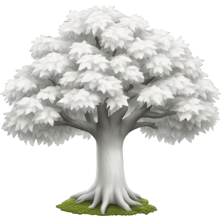 white tree emoji