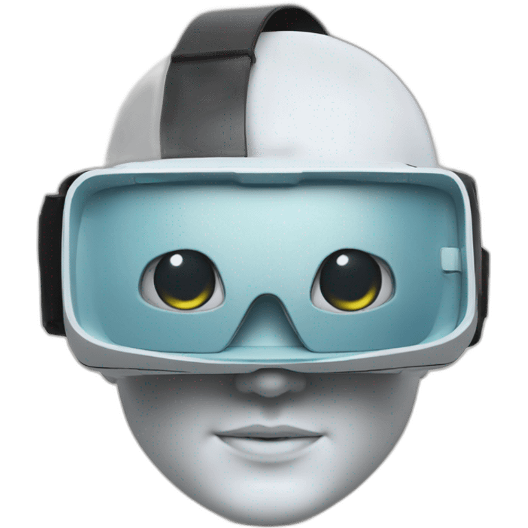 thinking virtual reality headset emoji