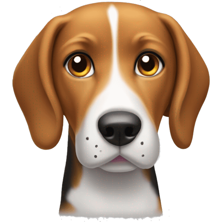 beagle with no black spots  emoji