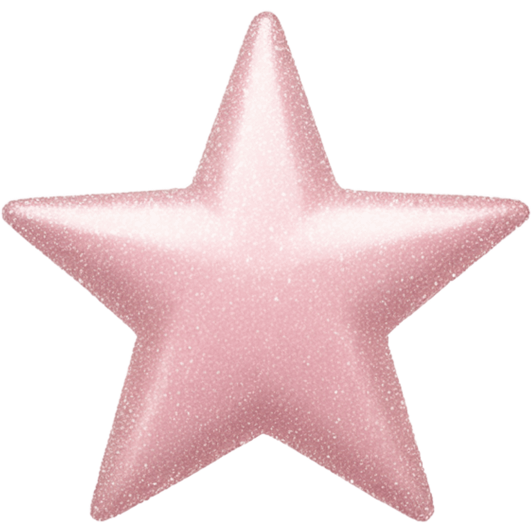 pale pink star sparkle emoji