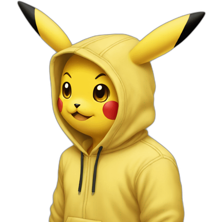 pikachu hoodie emoji