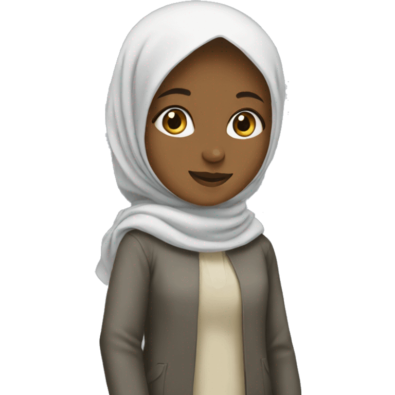 Girl in hijab emoji