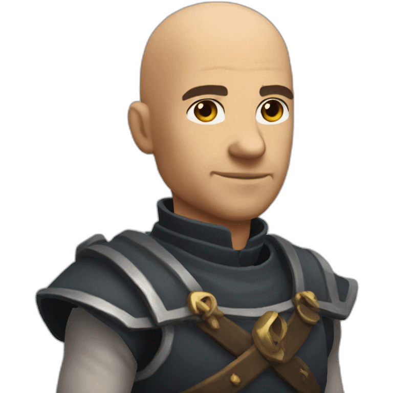 bald default Runescape character emoji