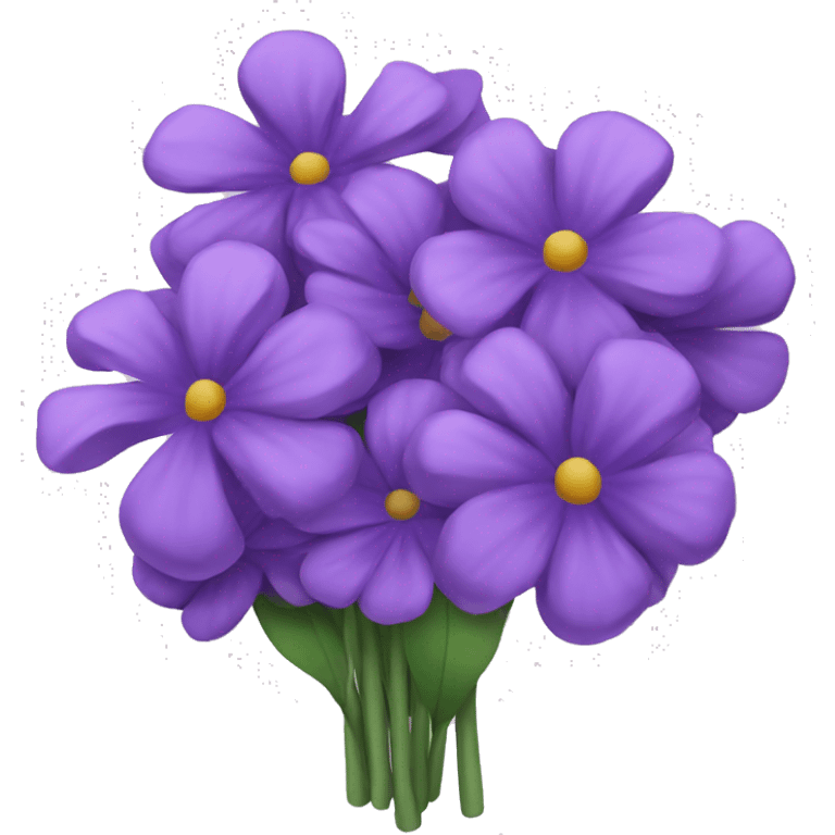 Purple flower bouquet emoji