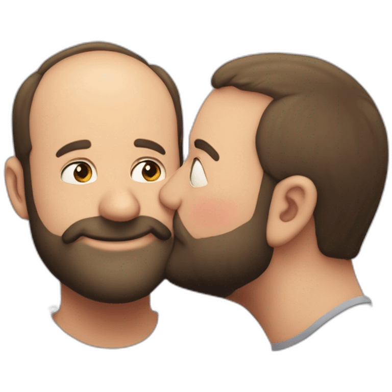 tom segura kissing bert kreischer emoji