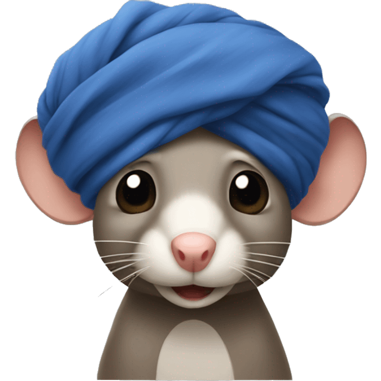 Rat with turban emoji