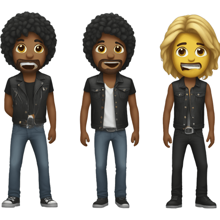 loud rock band emoji