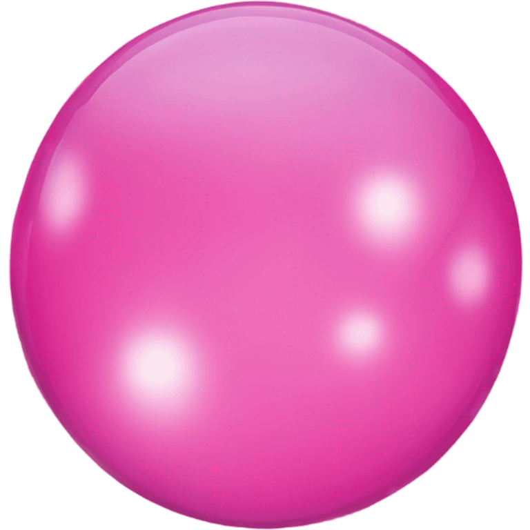 Pink bubble  emoji