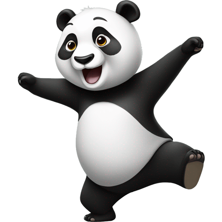 Panda dancing emoji