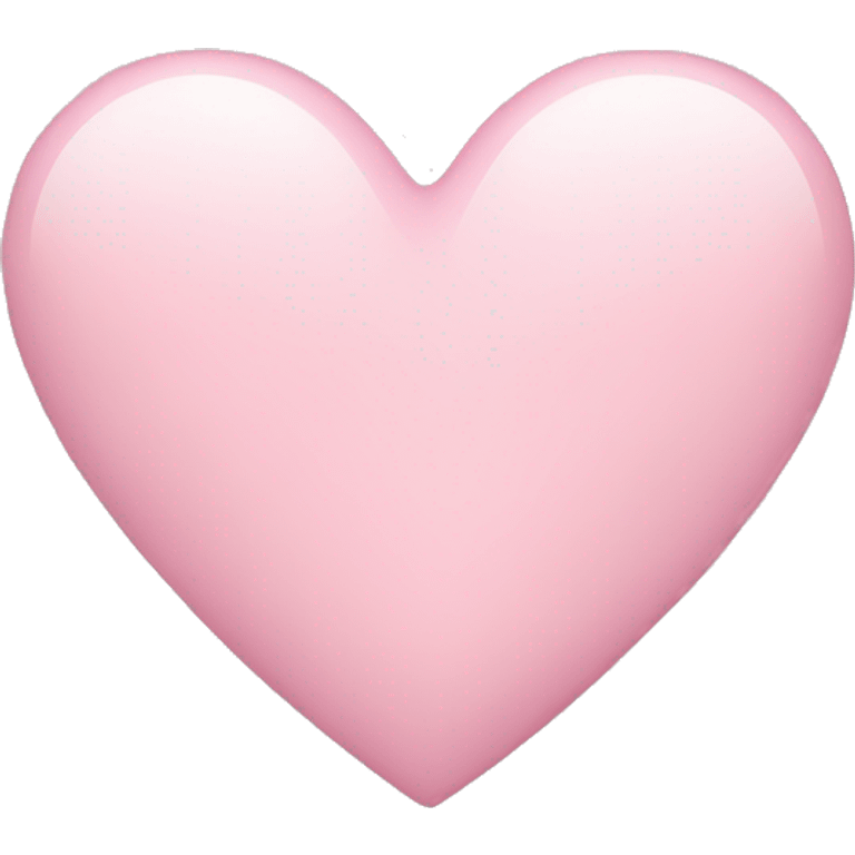 Light pink heart  emoji